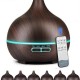 Kahverengi Uzaktan Kumandalı 550 Ml Aroma Difüzörü Ultrasonik Hava Nemlendirici 7 Renk Led Kahverengi Uzaktan Kumandalı 550 Ml Aroma Difüzörü Ultrasonik Hava Nemlendirici 7 Renk Led
