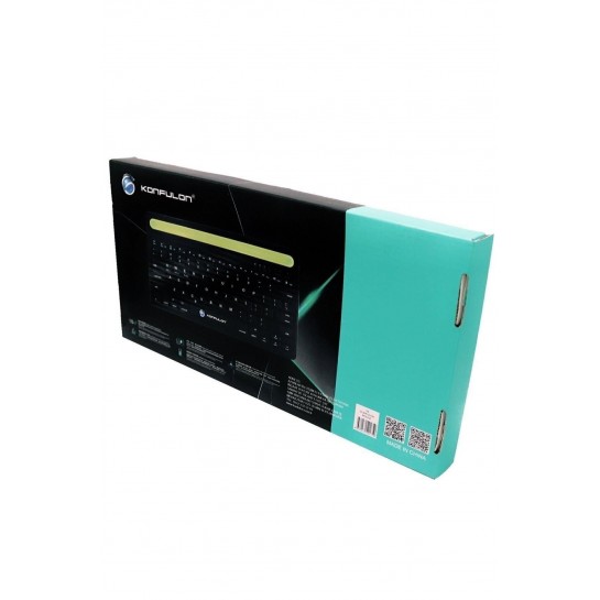 V4 Kablosuz Bluetooth Klavye + Tablet & Telefon Standı Telefon&Tablet Uyumlu