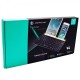 V4 Kablosuz Bluetooth Klavye + Tablet & Telefon Standı Telefon&Tablet Uyumlu