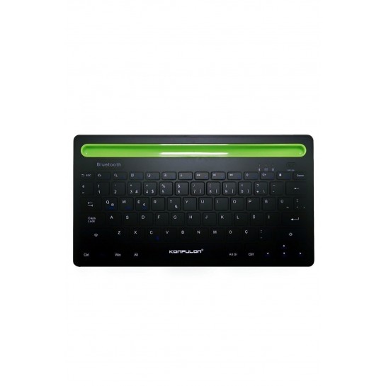 V4 Kablosuz Bluetooth Klavye + Tablet & Telefon Standı Telefon&Tablet Uyumlu