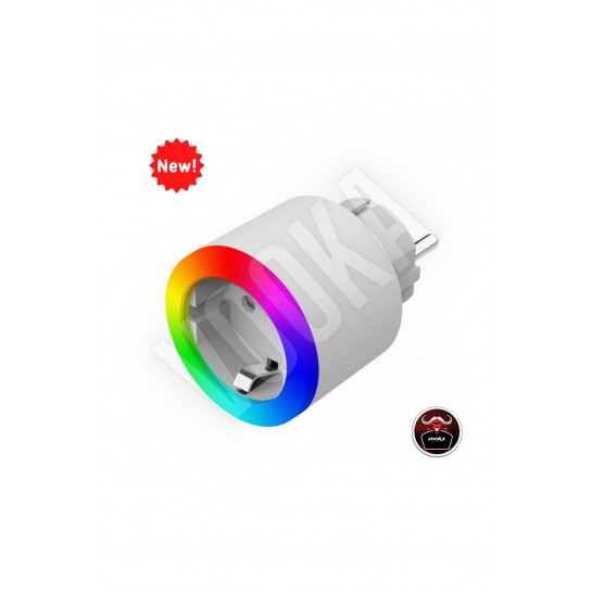 Vilya Akıllı Wifi Priz Mobil Kontrollü Rgb Ledli Yüksek Watt Smart Socket