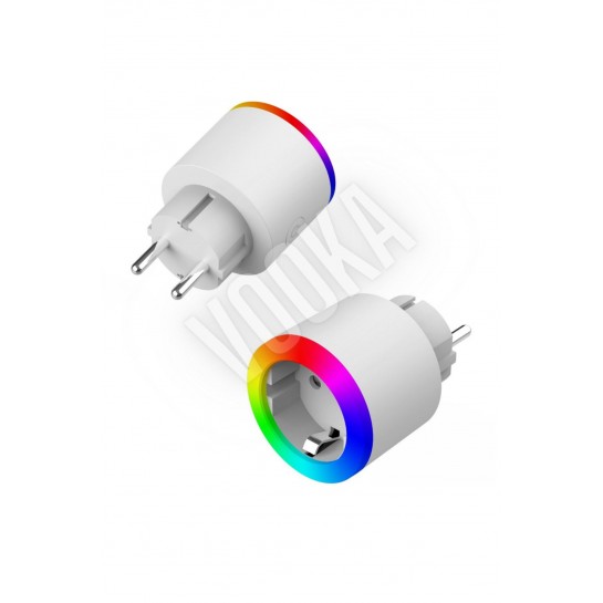 Vilya Akıllı Wifi Priz Mobil Kontrollü Rgb Ledli Yüksek Watt Smart Socket
