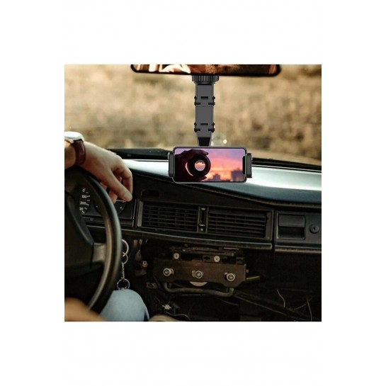 Vilya Ayarlanabilir Çok Fonksiyonlu Universal Telefon Tutucu Araç Içi Hareketli Akrobat Tutucu