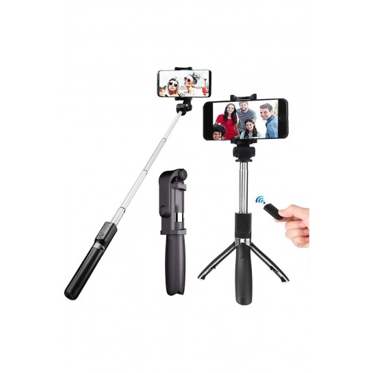 Vilya Selfie Stick L01 Bluetooth Selfie Çubuğu Tripod,monopod