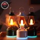 Vilya Vintage Şarjlı Gece Lambası & Hava Nemlendirici Buhar Makinesi Gaz Lambası Retro