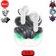 Warrior 5.3 Wirelles Gaming Oyuncu Kablosuz Bluetooth Kulaklık E-sport Earbuds 300 Mah Ledli V44