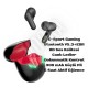 Warrior 5.3 Wirelles Gaming Oyuncu Kablosuz Bluetooth Kulaklık E-sport Earbuds 300 Mah Ledli V44