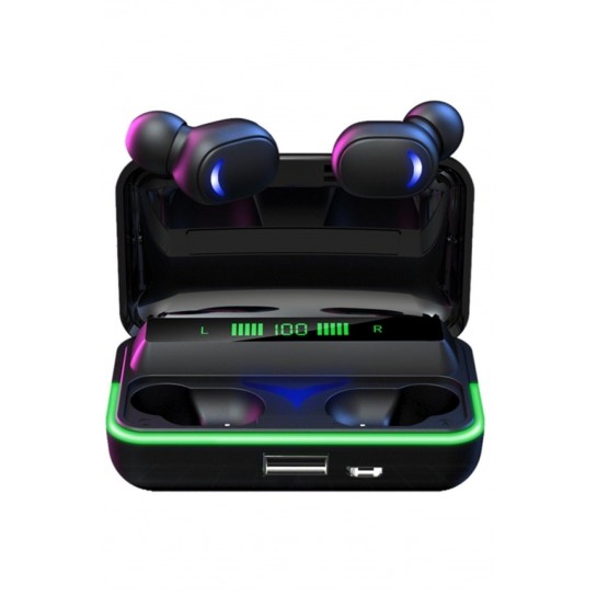 Warrior Gaming Oyuncu E10 Kablosuz Bluetooth Kablosuz Kulaklık Rgb 5.1 Wireless Ledli
