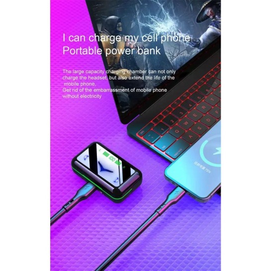 Warrior Gaming Oyuncu E10 Kablosuz Bluetooth Kablosuz Kulaklık Rgb 5.1 Wireless Ledli