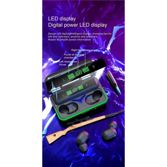 Warrior Gaming Oyuncu E10 Kablosuz Bluetooth Kablosuz Kulaklık Rgb 5.1 Wireless Ledli