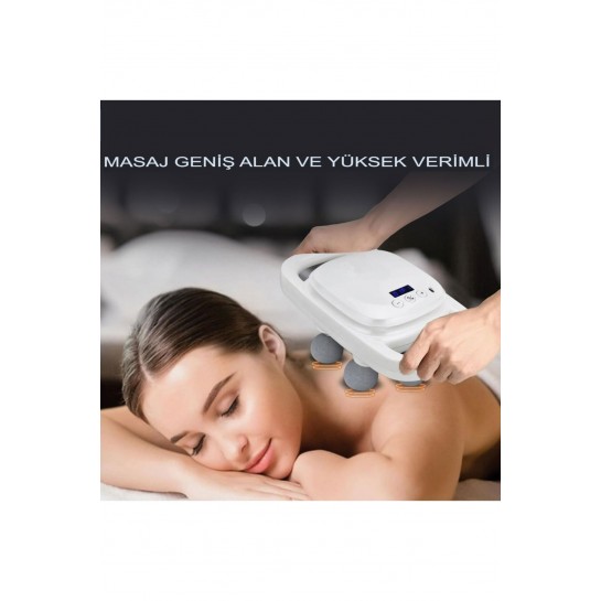 Yeni Nesil Şarjlı 4 Top 2024 Profesyonel Spa Sporcu Kas Fıtness Masaj Tabancası Çok Fonksiyon Masaj